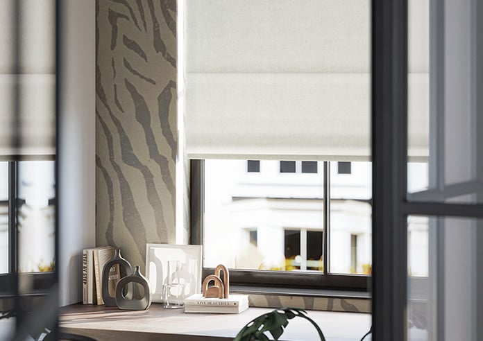 Tarbert, Egret - Motorised Roman Blind - Image 5